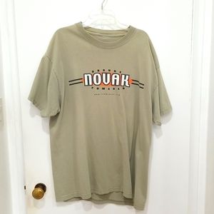 Novak electronics men's graphic t-shirt size L